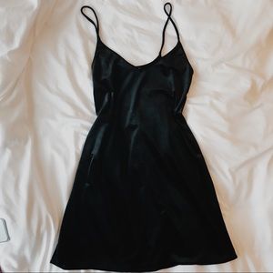 brandy melville velvet slip dress
